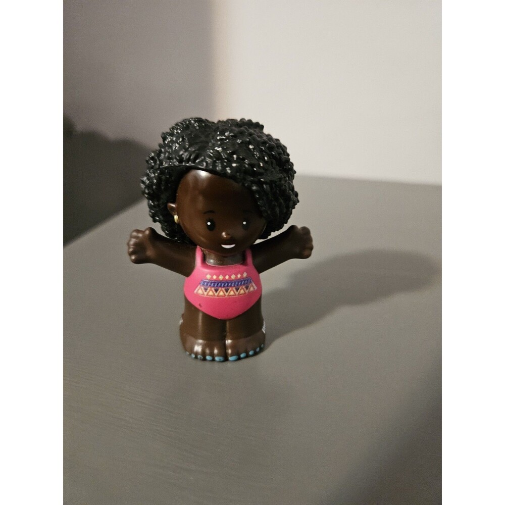 Little People Fisher Price 2022 African American Beach Barbie